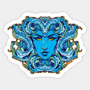 Water Lady Sticker